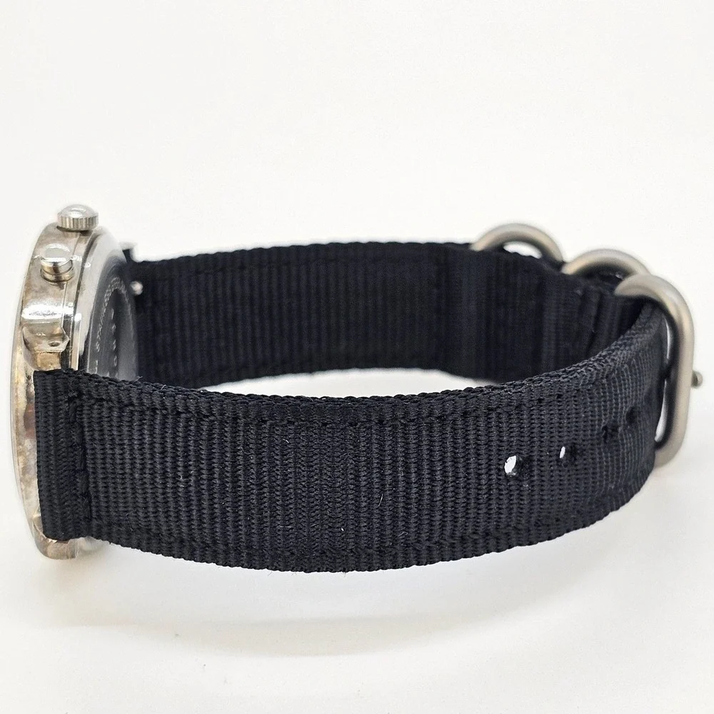 Aeropostale Unisex Watch 38MM Gray Dial Black Bands New Battery READ DESCRIPTION